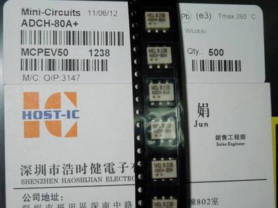 RF扼流圈ADCH-80A+ 技術參數、應用與市場供應分析